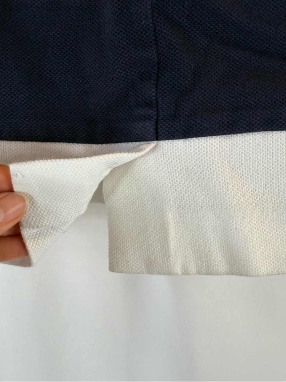 Polo Golf Ralph Lauren White women  Mini Skort  Navy Stripe and Pink Accent Sz:8 - Picture 8 of 13